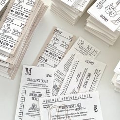 Mewmewbeam Sticker Set - Vintage Ticket v1