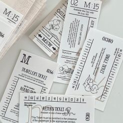 Mewmewbeam Sticker Set - Vintage Ticket v1