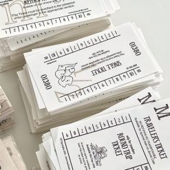 Mewmewbeam Sticker Set - Vintage Ticket v1