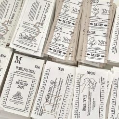 Mewmewbeam Sticker Set - Vintage Ticket v1