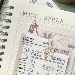 Mewmewbeam Sticker Set - Vintage Ticket v1