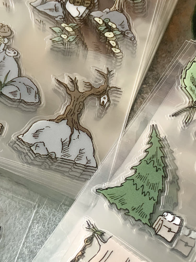 Mewmewbeam Stickers - Departure and Rest 2 styles