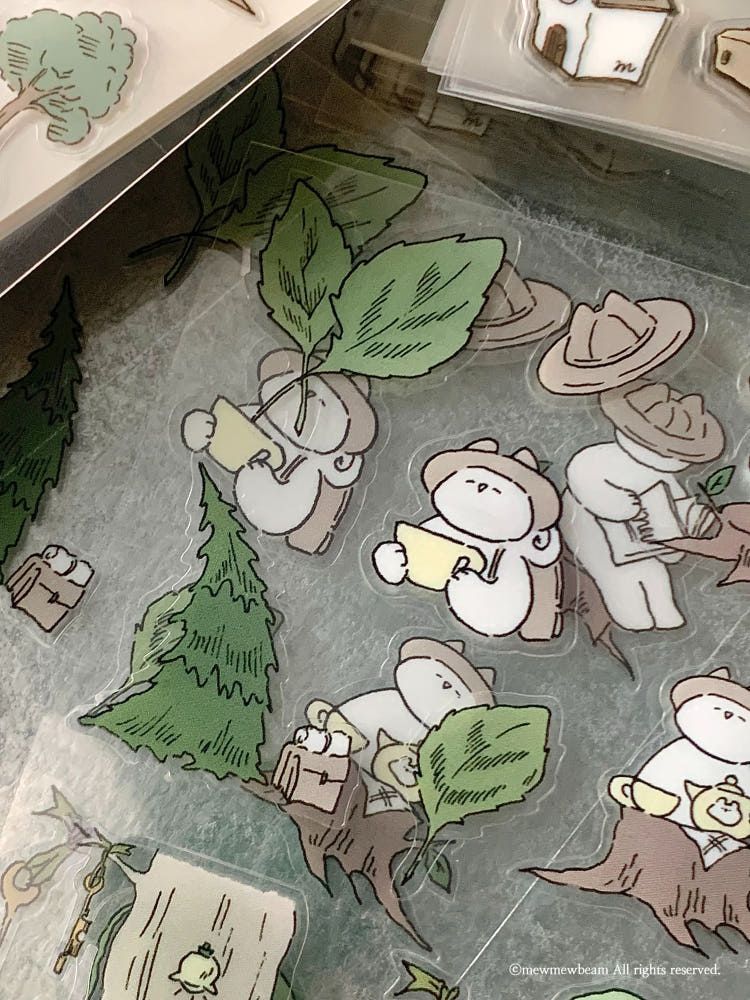 Mewmewbeam Stickers - Departure and Rest 2 styles