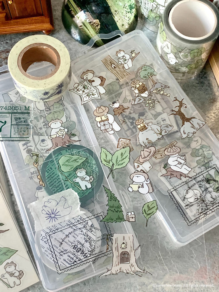 Mewmewbeam Stickers - Departure and Rest 2 styles