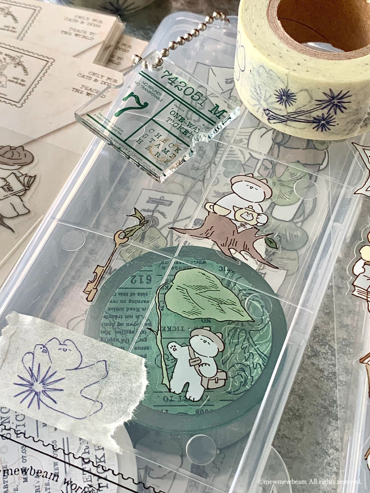 Mewmewbeam Stickers - Departure and Rest 2 styles