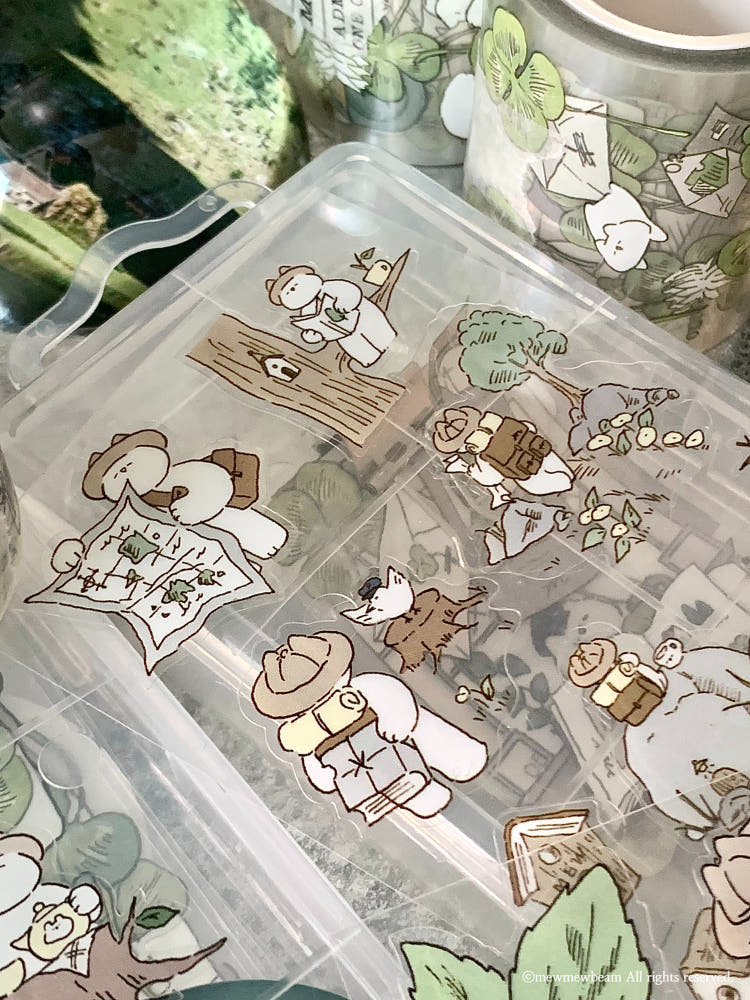 Mewmewbeam Stickers - Departure and Rest 2 styles