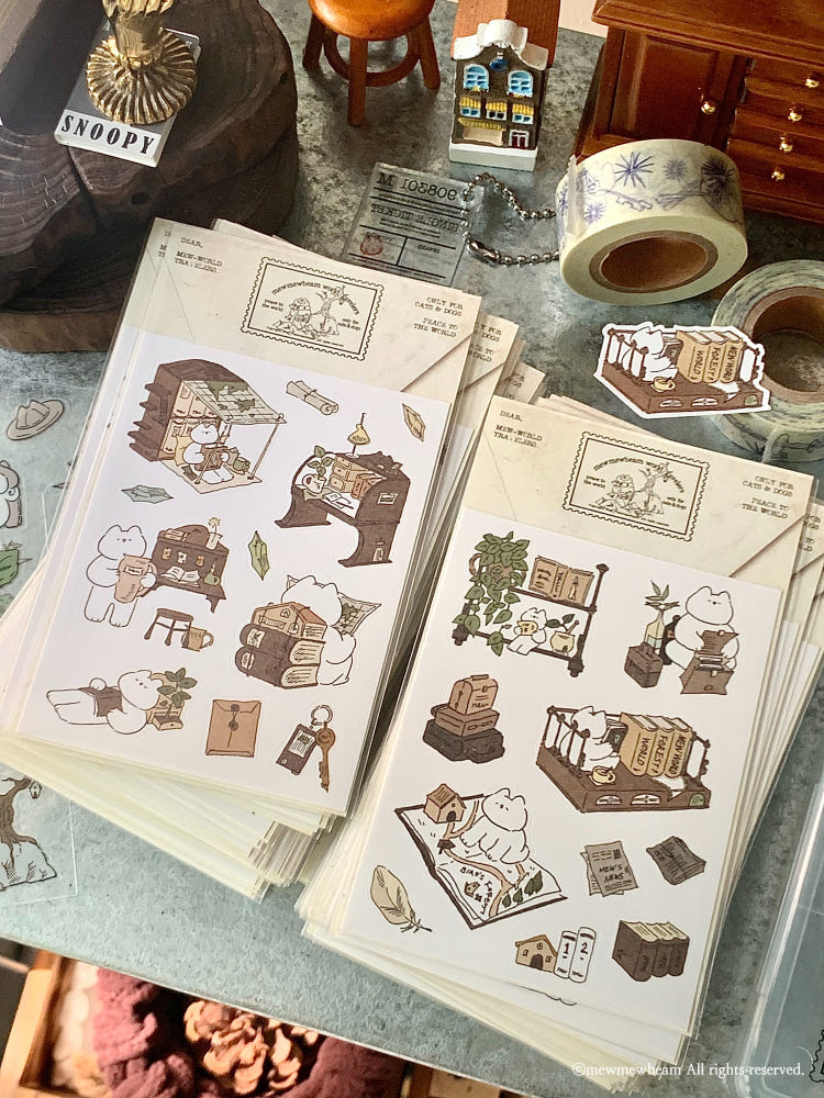 Mewmewbeam Stickers - Explore and Prepare 2 styles