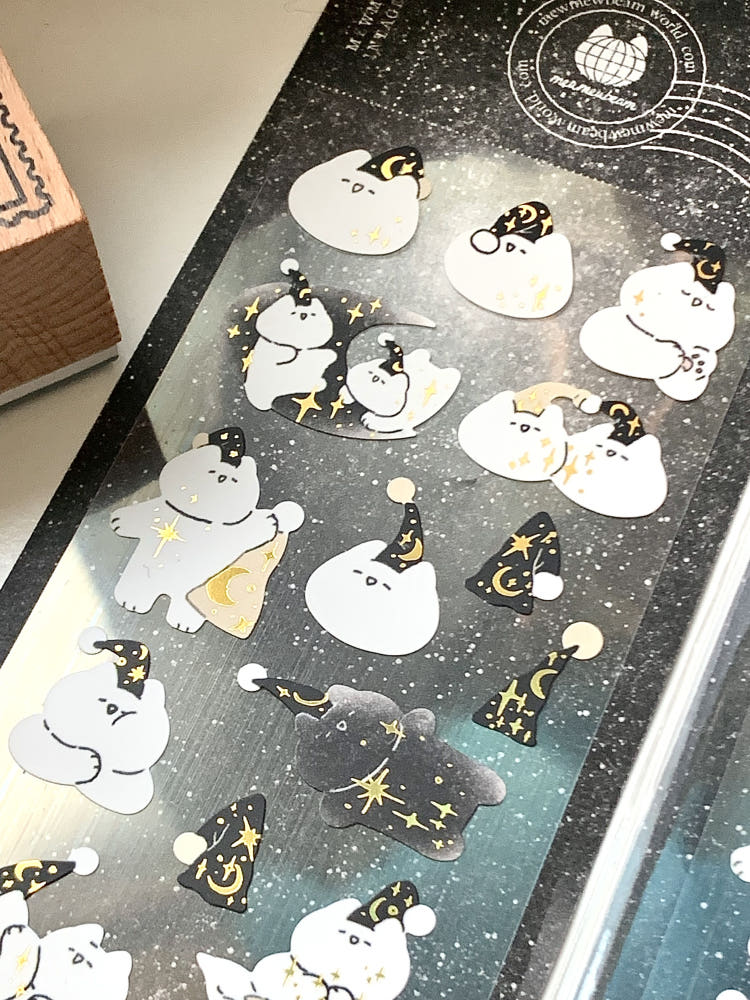 Mewmewbeam Stickers - Good night