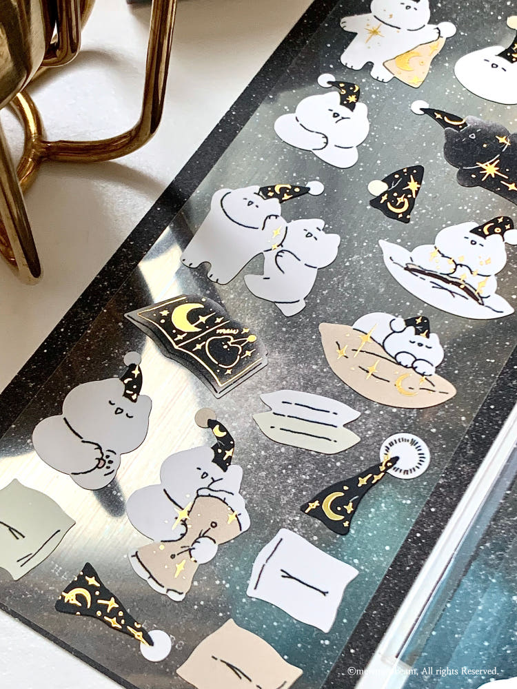 Mewmewbeam Stickers - Good night