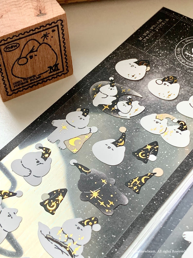 Mewmewbeam Stickers - Good night