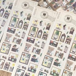Mewmewbeam Stickers - Library