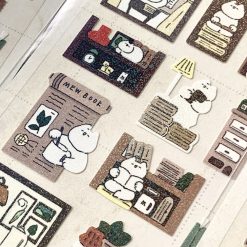 Mewmewbeam Stickers - Library