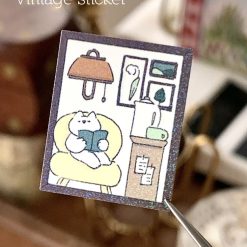 Mewmewbeam Stickers - Library