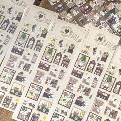 Mewmewbeam Stickers - Library