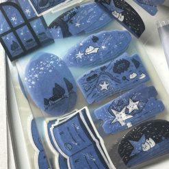 Mewmewbeam Stickers - Map of the Blue Night