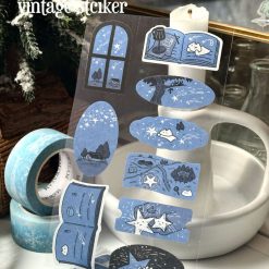 Mewmewbeam Stickers - Map of the Blue Night