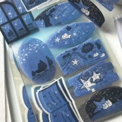 Mewmewbeam Stickers - Map of the Blue Night