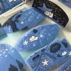 Mewmewbeam Stickers - Map of the Blue Night
