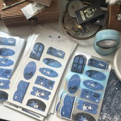 Mewmewbeam Stickers - Map of the Blue Night