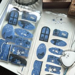 Mewmewbeam Stickers - Map of the Blue Night