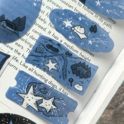 Mewmewbeam Stickers - Map of the Blue Night