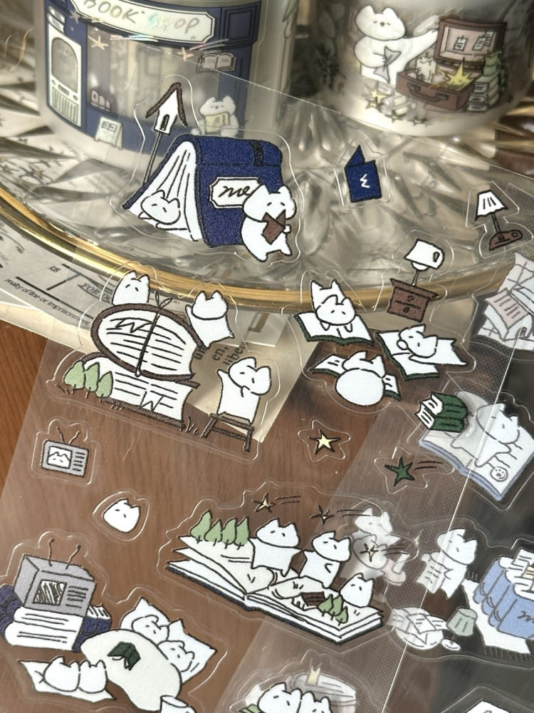 Mewmewbeam Stickers - Recording Meowmewbeams day 1 and 2