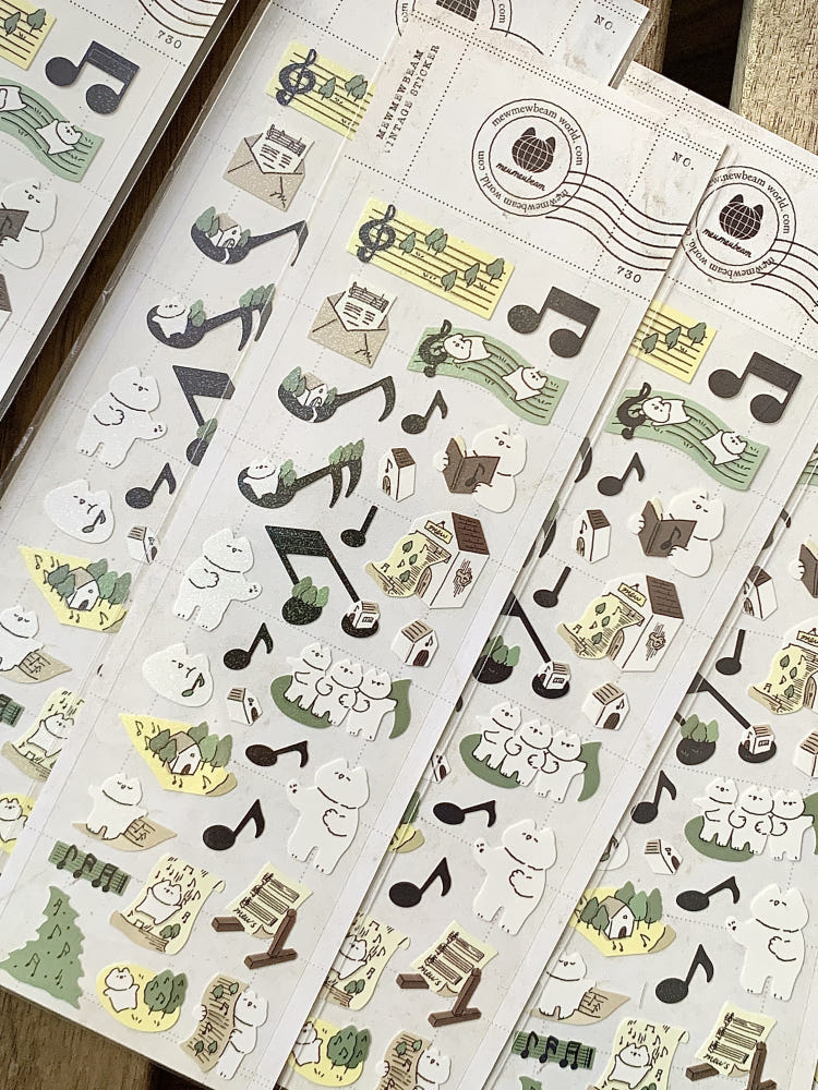 Mewmewbeam Stickers - Song in the Forest