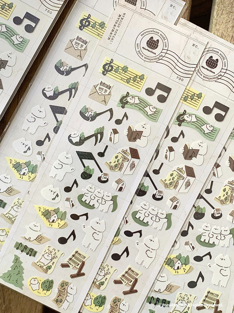 Mewmewbeam Stickers - Song in the Forest