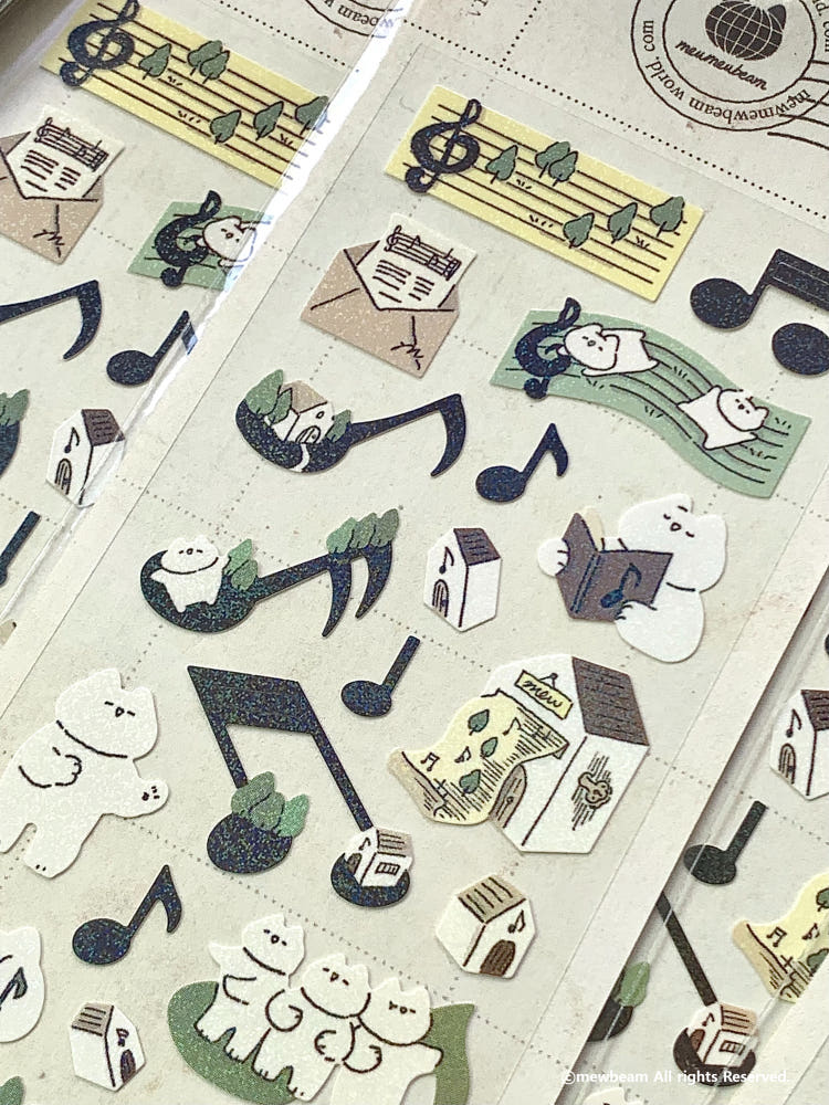 Mewmewbeam Stickers - Song in the Forest
