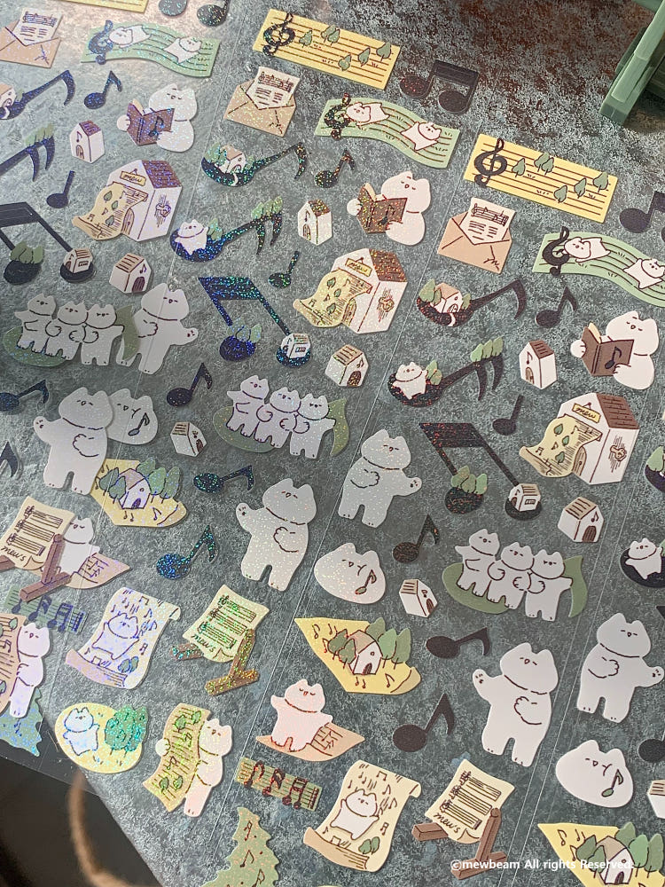 Mewmewbeam Stickers - Song in the Forest
