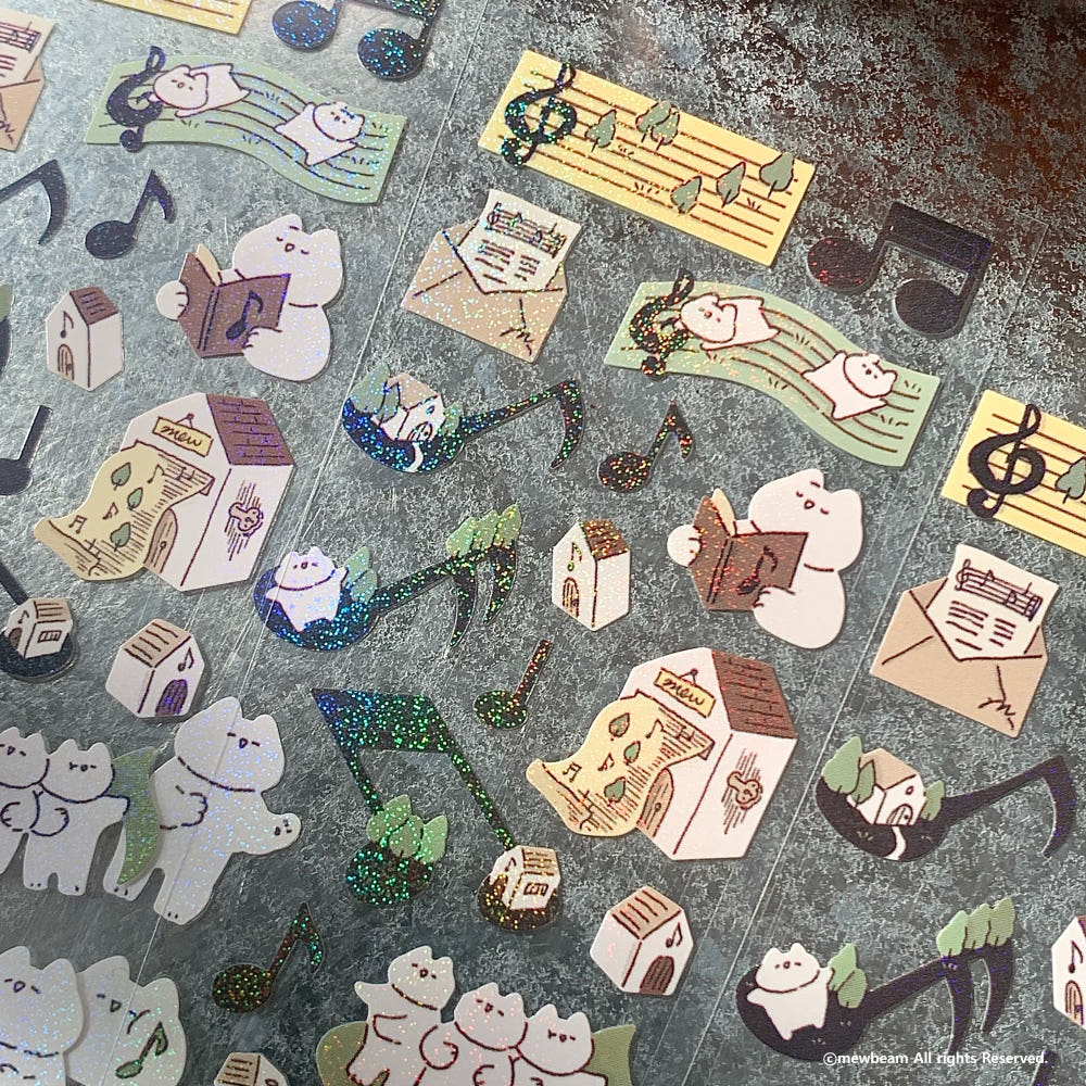 Mewmewbeam Stickers - Song in the Forest