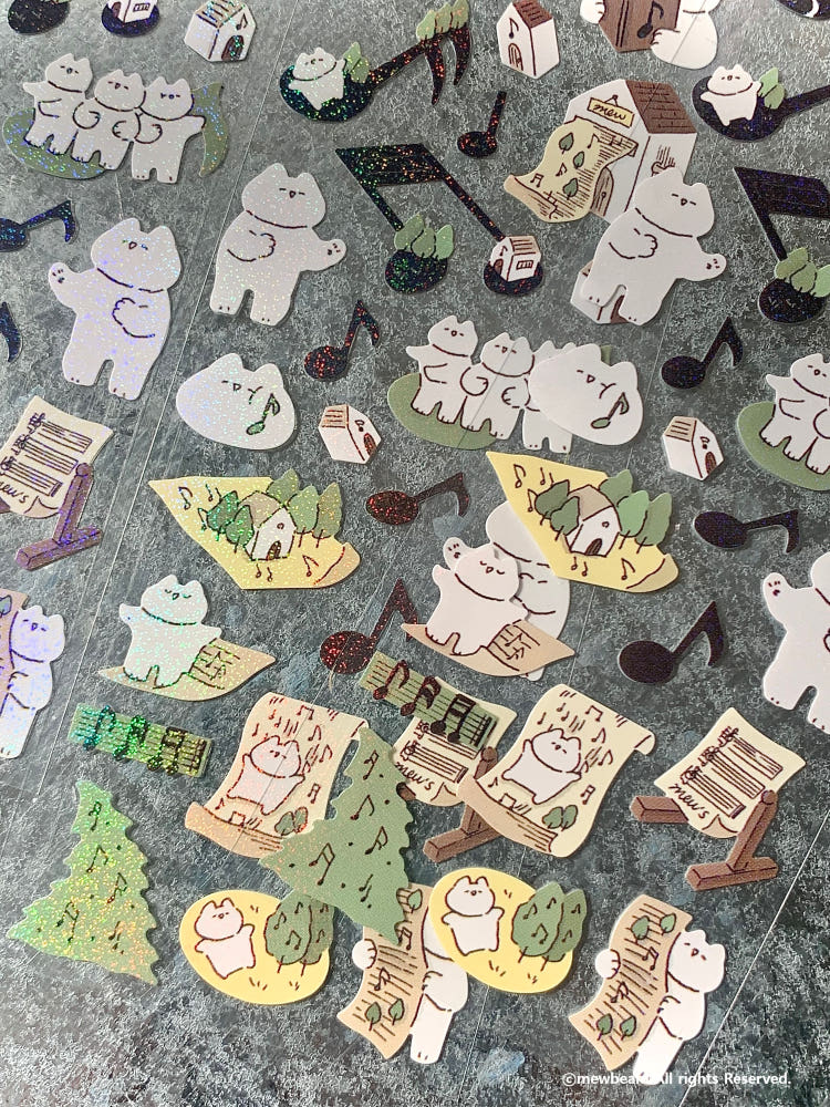 Mewmewbeam Stickers - Song in the Forest