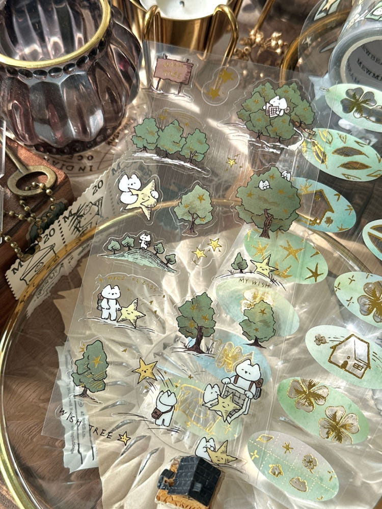 Mewmewbeam Stickers - Wish Tree