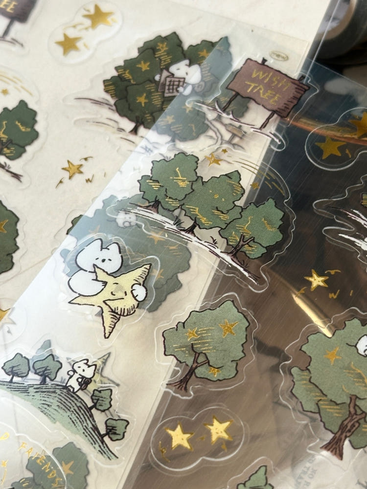 Mewmewbeam Stickers - Wish Tree
