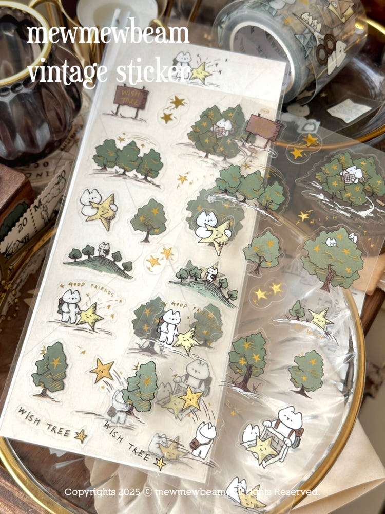 Mewmewbeam Stickers - Wish Tree