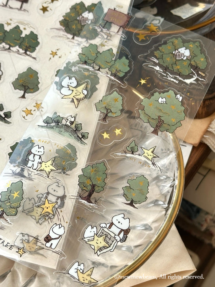 Mewmewbeam Stickers - Wish Tree