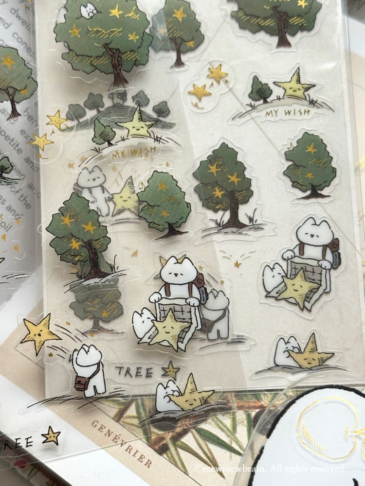 Mewmewbeam Stickers - Wish Tree
