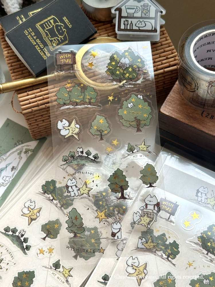 Mewmewbeam Stickers - Wish Tree