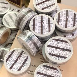 Mewmewbeam Washi Tape - Travelers Center Brown