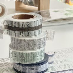 Mewmewbeam Washi Tape - Travelers Center Brown