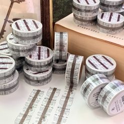 Mewmewbeam Washi Tape - Travelers Center Brown