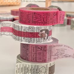 Mewmewbeam Washi Tape - Travelers Center Pink