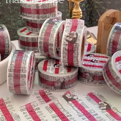Mewmewbeam Washi Tape - Travelers Center Pink