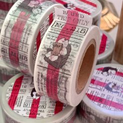 Mewmewbeam Washi Tape - Travelers Center Pink