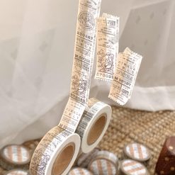 Mewmewbeam Washi Tape - Vintage Ticket Half