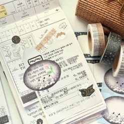 Mewmewbeam Washi Tape - Vintage Ticket Half