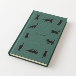Midori 2027 B6 Book Style Diary - Cat Green image 2