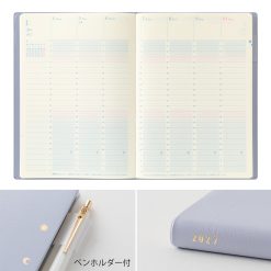 Midori 2027 B6 Gradation Diary Day Length - Light Purple image 3