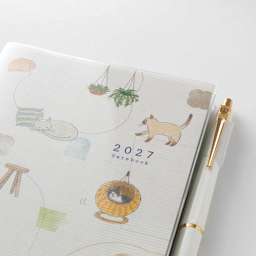 Midori 2027 B6 Pocket Diary - Cat image 3