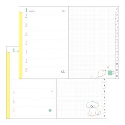 Midori 2027 B6 Pocket Diary - Dog image 5